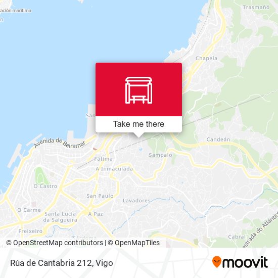 Rúa de Cantabria 212 map