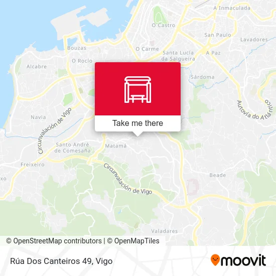 Rúa Dos Canteiros 49 map