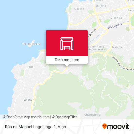 Rúa de Manuel Lago Lago 1 map