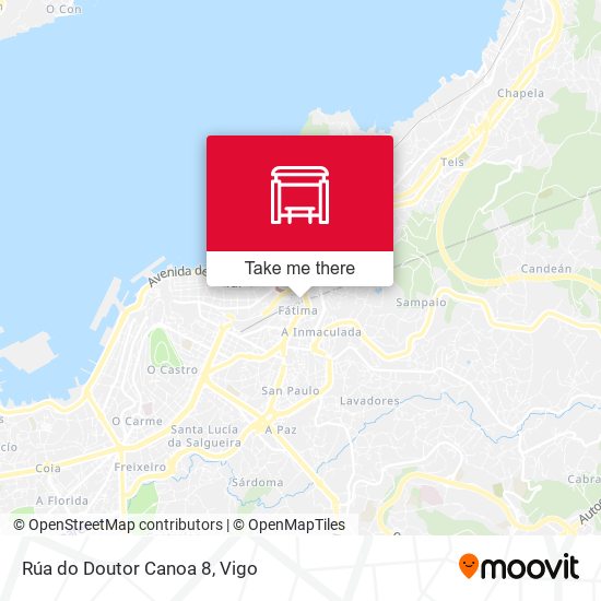 Rúa do Doutor Canoa 8 map