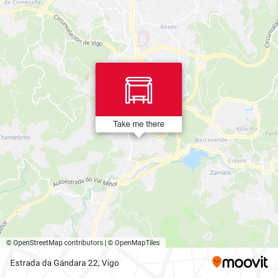 Estrada da Gándara 22 map