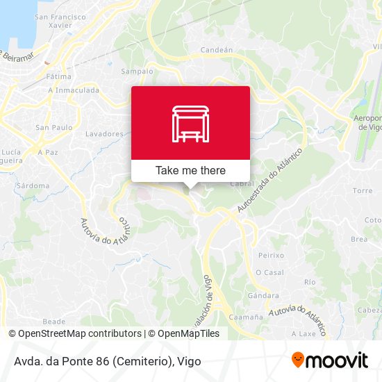 Avda. da Ponte 86 (Cemiterio) map