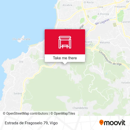 Estrada de Fragoselo 79 map