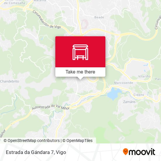 Estrada da Gándara 7 map