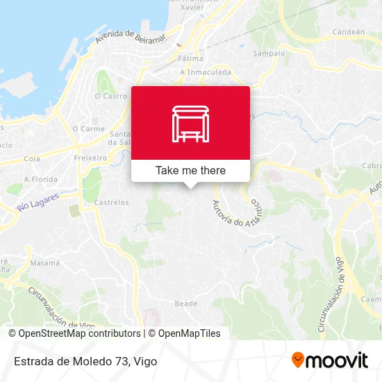 Estrada de Moledo 73 map