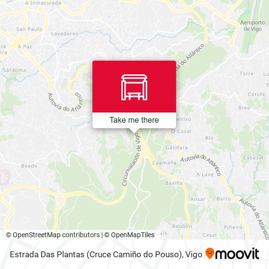 Estrada Das Plantas (Cruce Camiño do Pouso) map