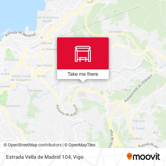 Estrada Vella de Madrid 104 map