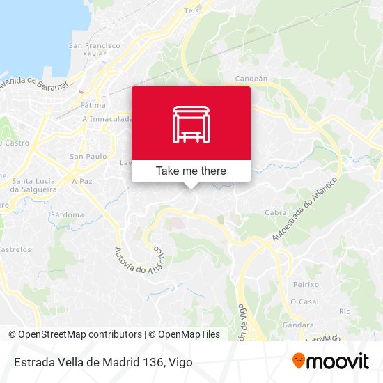 Estrada Vella de Madrid 136 map