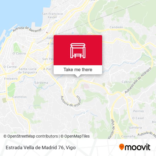 Estrada Vella de Madrid 76 map