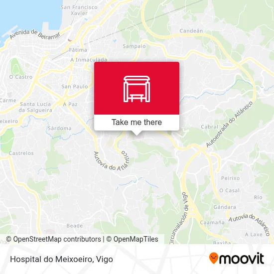 Hospital do Meixoeiro map