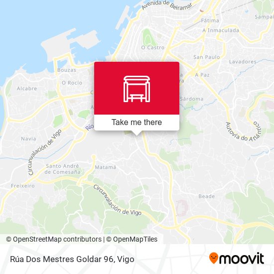 Rúa Dos Mestres Goldar 96 map