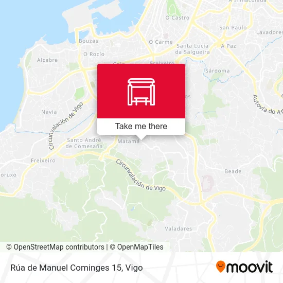 Rúa de Manuel Cominges 15 map