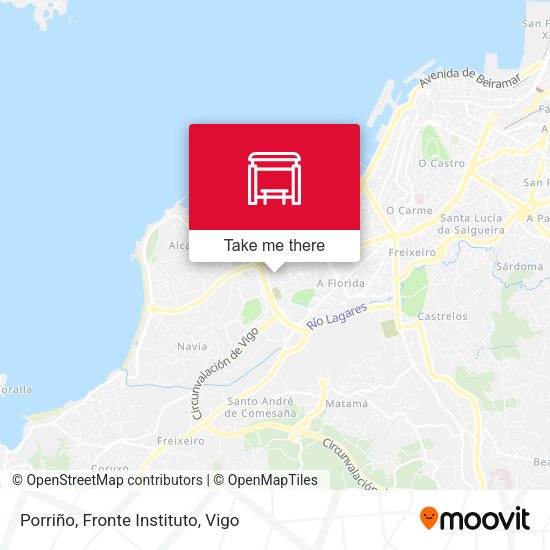 Porriño, Fronte Instituto map