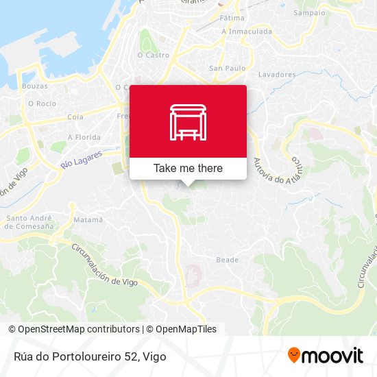 Rúa do Portoloureiro 52 map