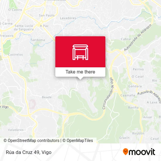 Rúa da Cruz 49 map