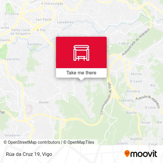 Rúa da Cruz 19 map
