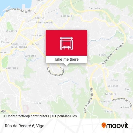 Rúa de Recaré 6 map