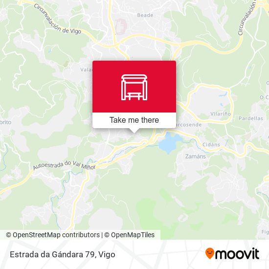 Estrada da Gándara 79 map