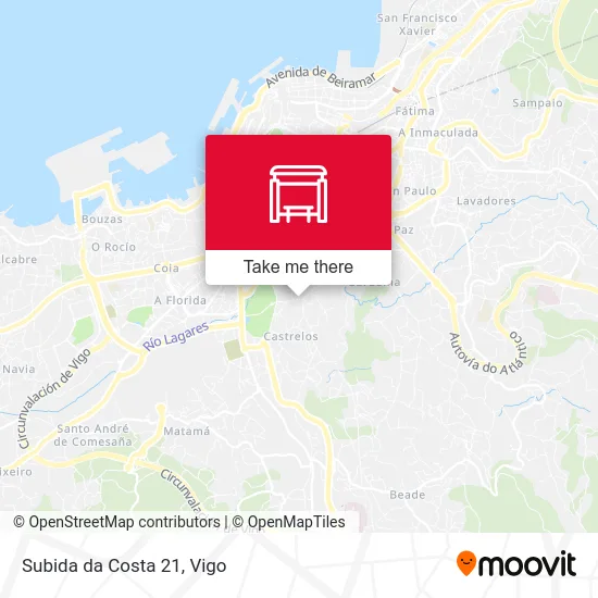 Subida da Costa 21 map