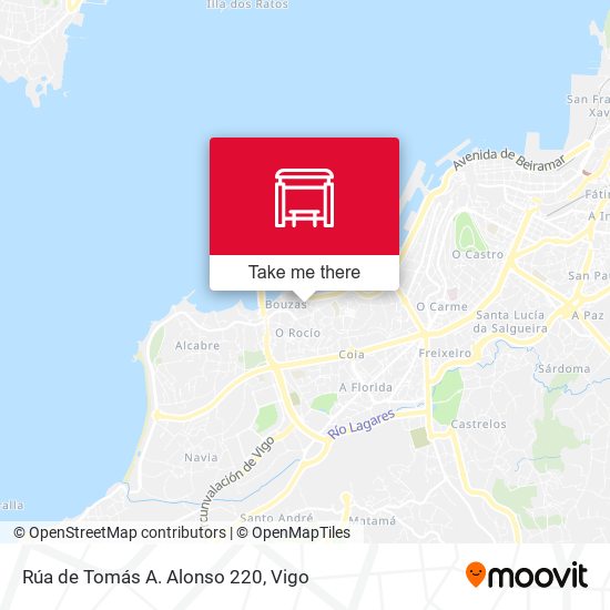 Rúa de Tomás A. Alonso 220 map