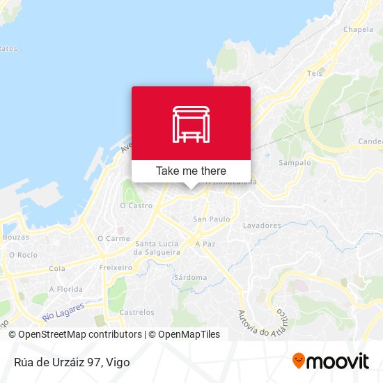 Rúa de Urzáiz 97 map