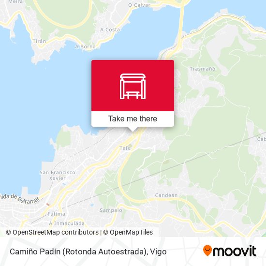 Camiño Padín (Rotonda Autoestrada) map