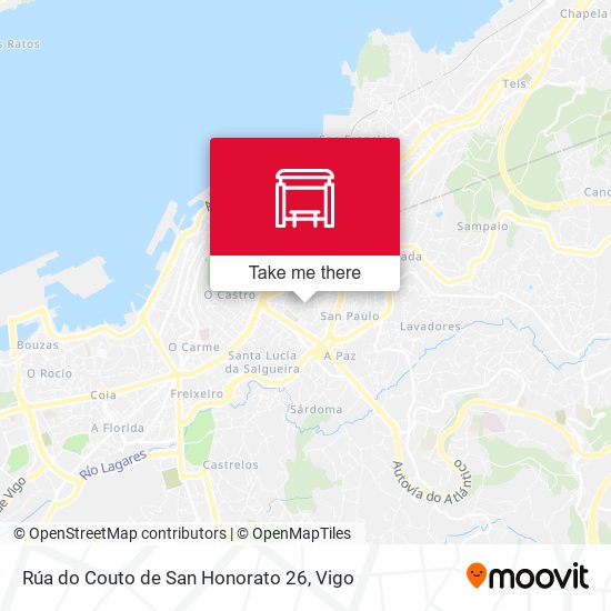 Rúa do Couto de San Honorato 26 map