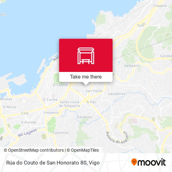 Rúa do Couto de San Honorato 80 map