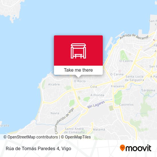 Rúa de Tomás Paredes 4 map