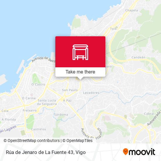 Rúa de Jenaro de La Fuente 43 map