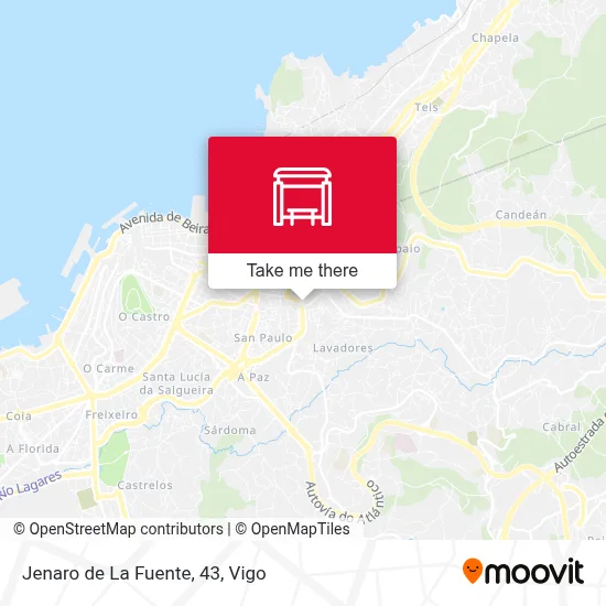 Jenaro de La Fuente, 43 map