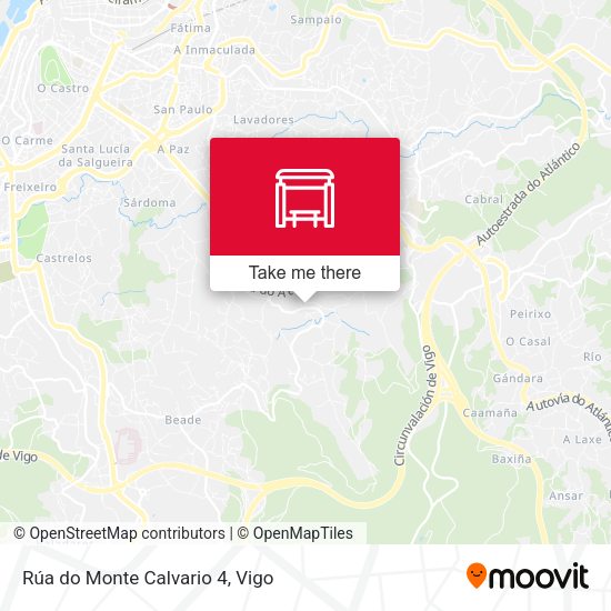 Rúa do Monte Calvario 4 map