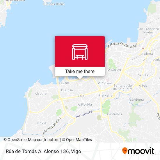 Rúa de Tomás A. Alonso 136 map