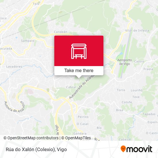Rúa do Xalón (Colexio) map