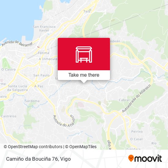 Camiño da Bouciña 76 map