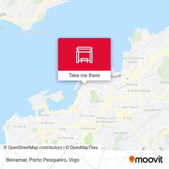 Beiramar, Porto Pesqueiro map