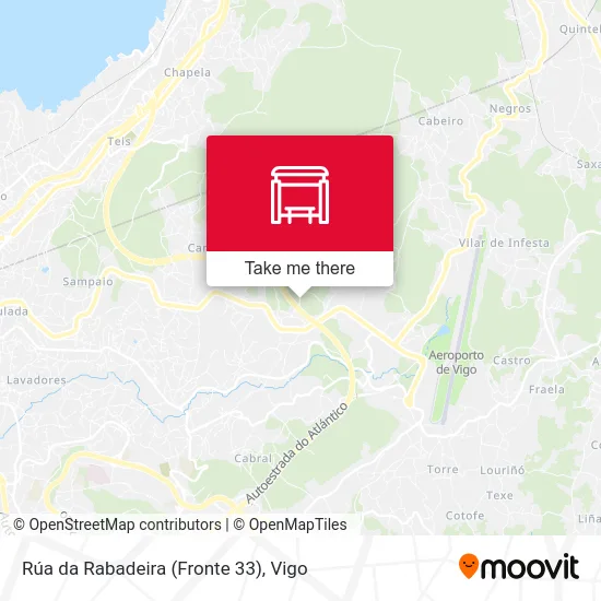 Rúa da Rabadeira (Fronte 33) map