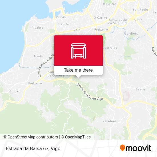 Estrada da Balsa 67 map