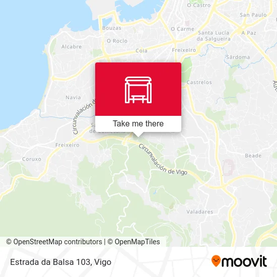 Estrada da Balsa 103 map