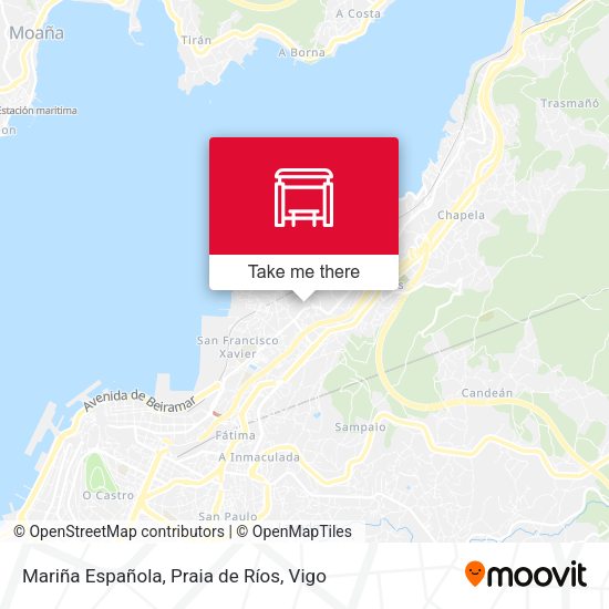 Mariña Española, Praia de Ríos map