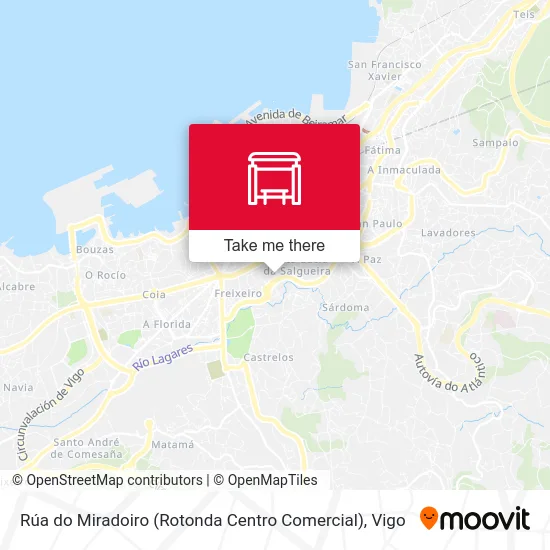Rúa do Miradoiro (Rotonda Centro Comercial) map