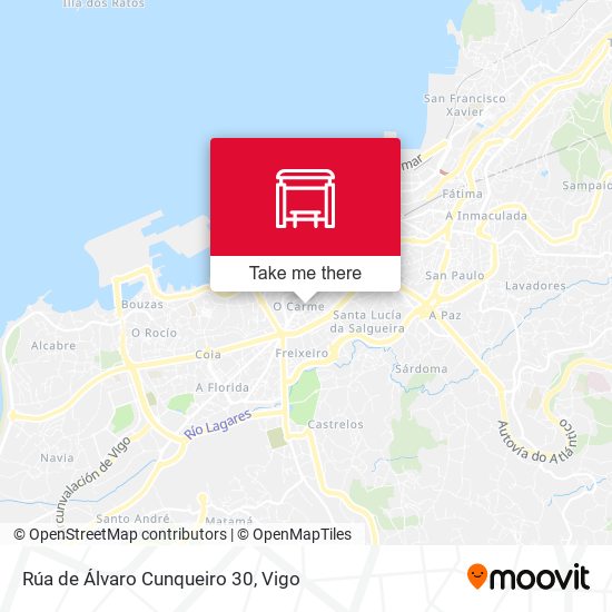 Rúa de Álvaro Cunqueiro 30 map