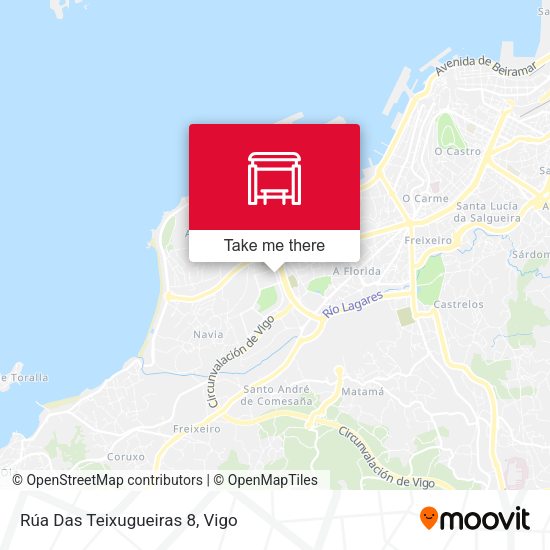 Rúa Das Teixugueiras 8 map