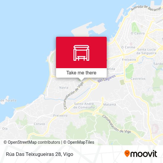 Rúa Das Teixugueiras 28 map