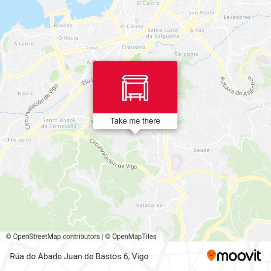 Rúa do Abade Juan de Bastos 6 map