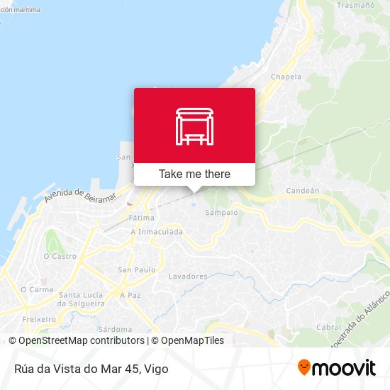 Rúa da Vista do Mar 45 map