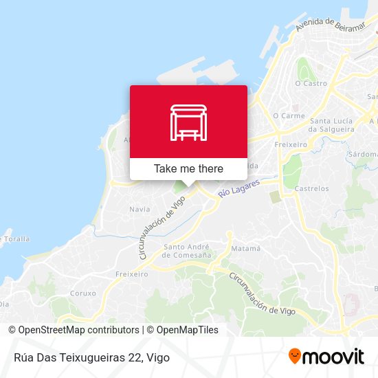 Rúa Das Teixugueiras 22 map