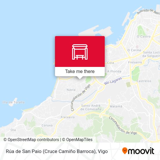 Rúa de San Paio (Cruce Camiño Barroca) map