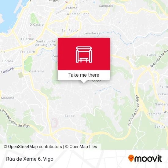 Rúa de Xeme 6 map