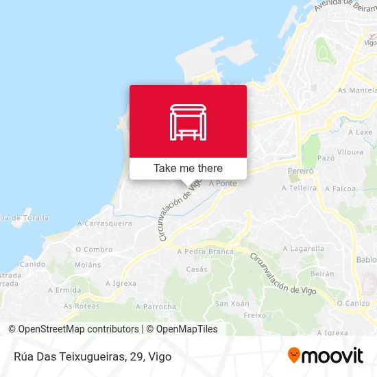 Rúa Das Teixugueiras, 29 map